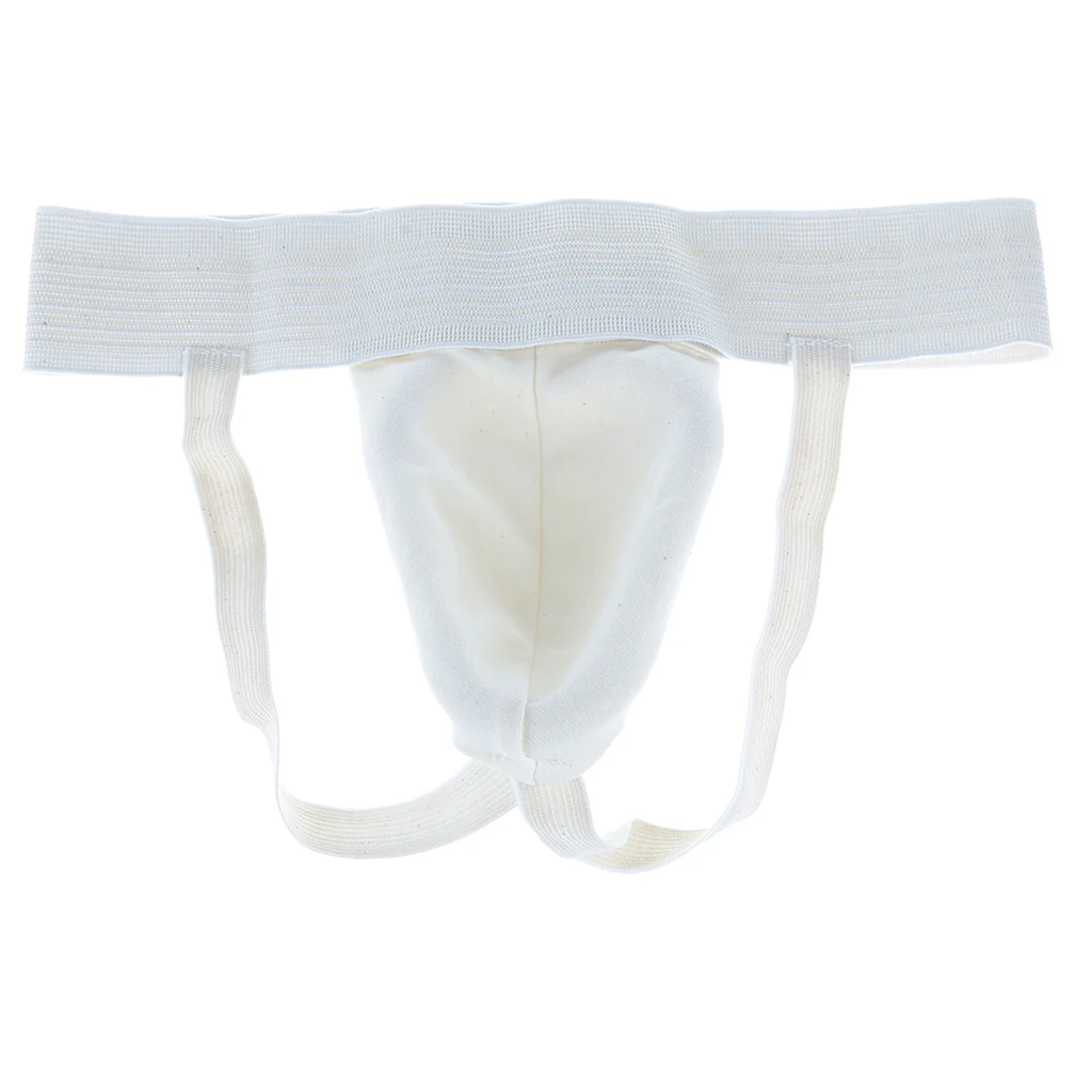 Jock Strap Supporter Groin Cup Guard MMA Shorts Boxing Muay Thai Crotch Guard