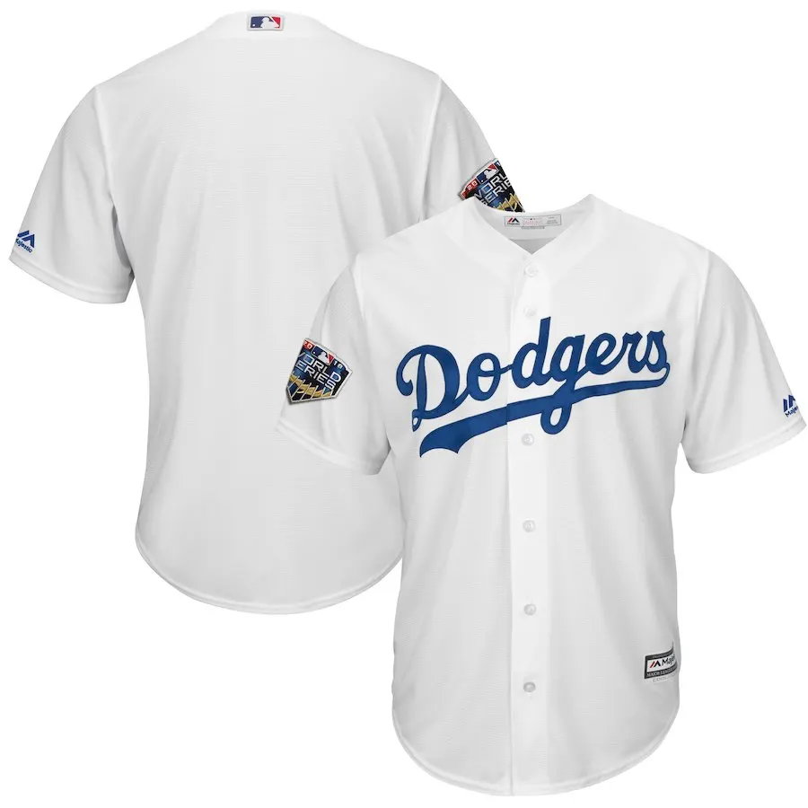 Белый Мужчины Джерси#8 Manny 27 Matt Kemp 74 Jansen 13 Max Muncy 66 Yasiel Puig 01 World - Цвет: Белый