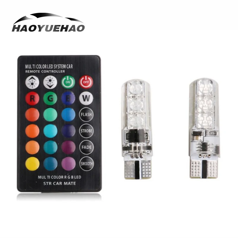 

Haoyuehao 2Pcs/Set Car LED Signal Lamp 2W 360 Dagree Remote Controller(No Battery) External Clearance Width Parking Light