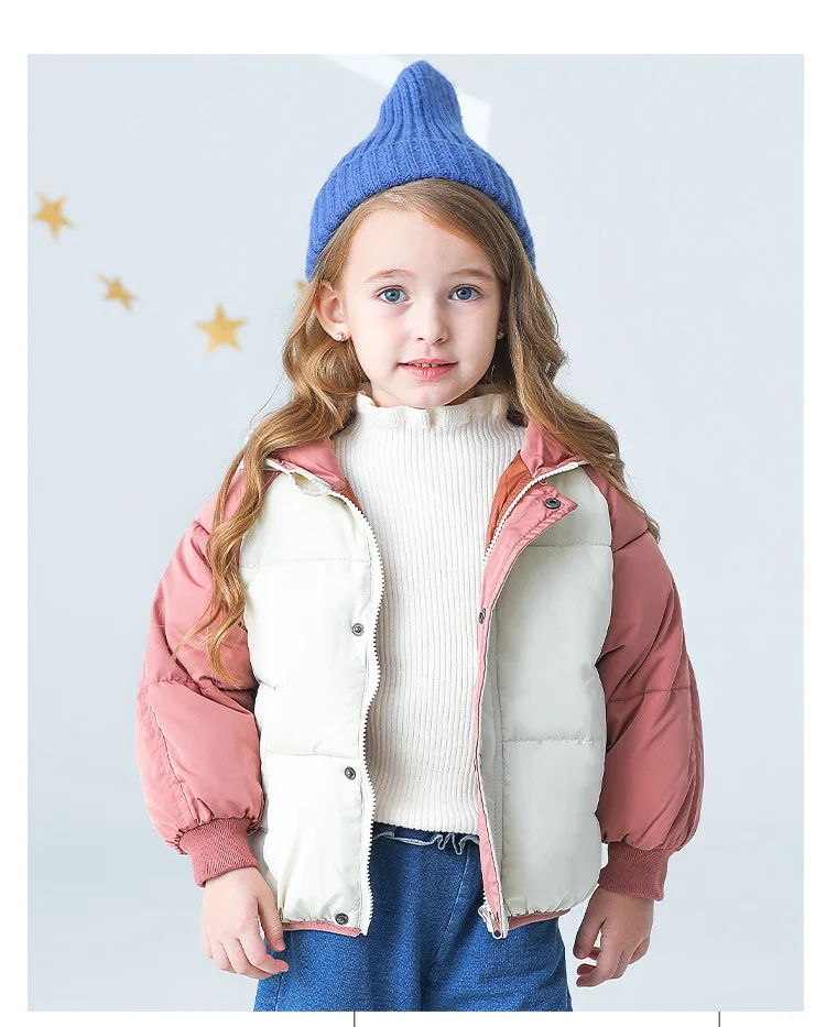 Winter Down Jacket Children Girls Clothing Kids Clothes Boys Outerwear Coats Parka Waterproof Snowsuit White