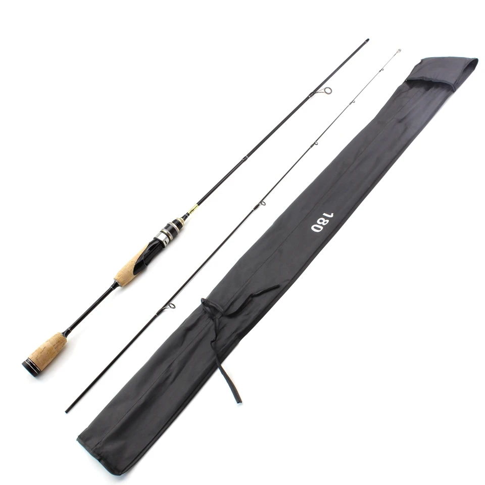 Высокое качество 1,8 м деревянная ручка приманка стержень ультралегкий Спиннинг Удочка Ультралегкая, мощная 2-6 г вес приманки 3-7lbs линия весит карбоновый стержень