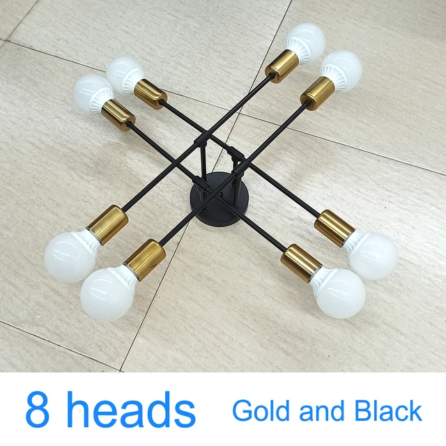 Modren Creative Ceiling Lamp Simple Nordic Pendant Lights American Country Minimalist Bedroom Lights Loft Branch Chandelier Light green