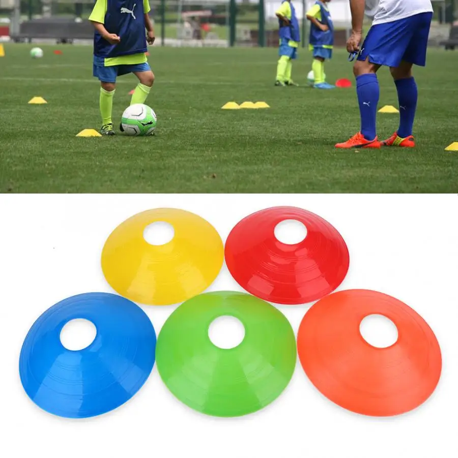 5 Stücke 9 /'/' PE Sporttraining Verkehrskegel Für Fußball Fußball Basketball