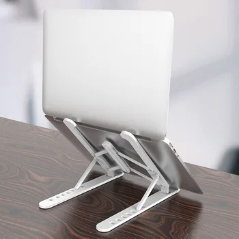 

Portable Notebook PC Cooling Bracket Height Adjustable Folding Laptop Support Portable Desktop Stand Table Supportor