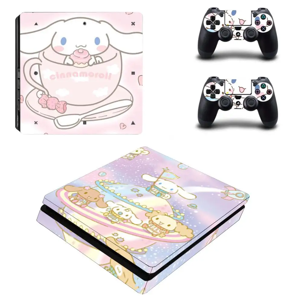 PS4 Slim Cinnamoroll наклейка s PS 4 Play station 4 Slim Skin Наклейка Pegatinas для playstation 4 Slim консоль и контроллер