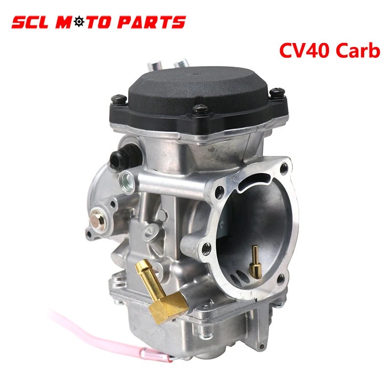 ALconstar-CV40 Motorcycle Carburetor Engine Carb CV40 With High Performance Keihin 40mm For Harley Dana Electra Glide FatBoy