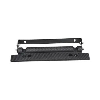 

Auto Modified Carbon Fiber License Plate Frame Conversion Bracket Adjustable License Plate Frame for Car