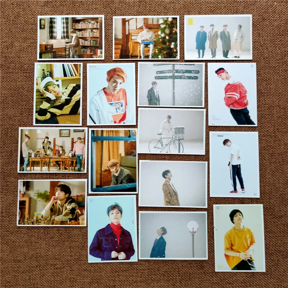 16 шт./компл. Kpop NCT U Фотокарта Новое поступление открытка с фотографией новым