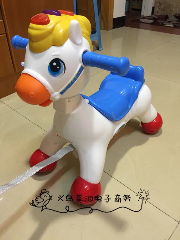 

Children Multi-functional Rocking Horse Luge Baby Rocking Chair with Light And Music Early Childhood Infant Rocking Horse Large