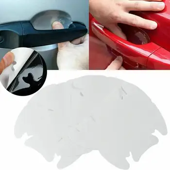 

4pcs Invisible Car Door Handle Films Protective Scratch Protector Transparent External friction protection