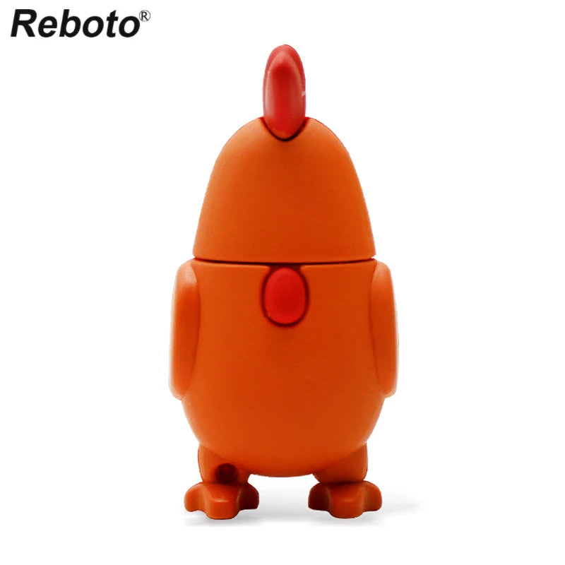 USB флеш-накопитель с мультяшными животными, мини-фигурка, 64 ГБ, 32 ГБ, карта памяти, 16 ГБ, 8 ГБ, мини-флешка для ключей, милая индейка, курица, U диск