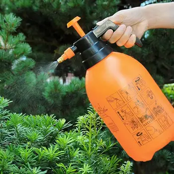 

2L Plastic Balcony Spray Bottle Manual Watering Kettle Cleaning Portable Trigger Pressure Sprayer Air Compression Home & Garden