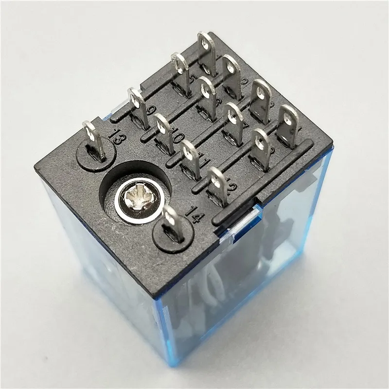 MY4NJ катушки DC12V DC24V AC110V AC220V HH54P 5A 220V Миниатюрный электромагнитный реле общего назначения