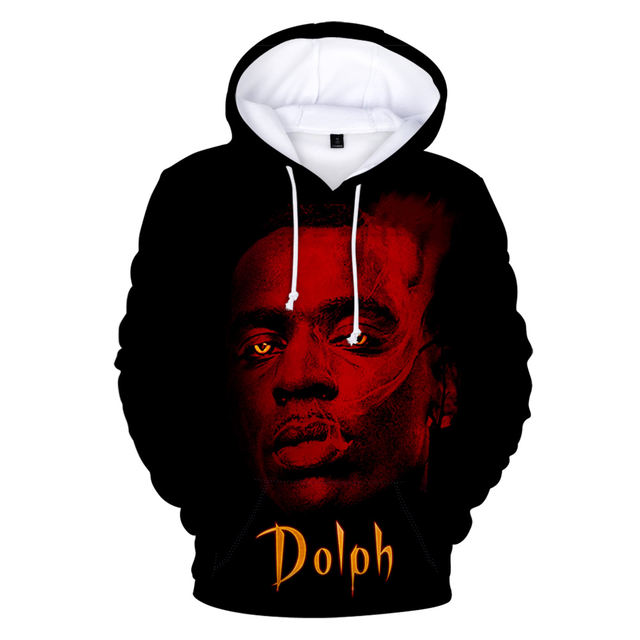 YOUNG DOLPH THEMED 3D HOODIE