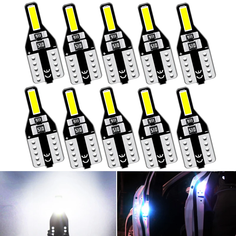 10 шт. Автомобильные светодиодные лампы T10 W5W для Volkswagen VW Passat b6 b8 b5 b7 Golf 4 6 mk7 mk6 mk3 t5