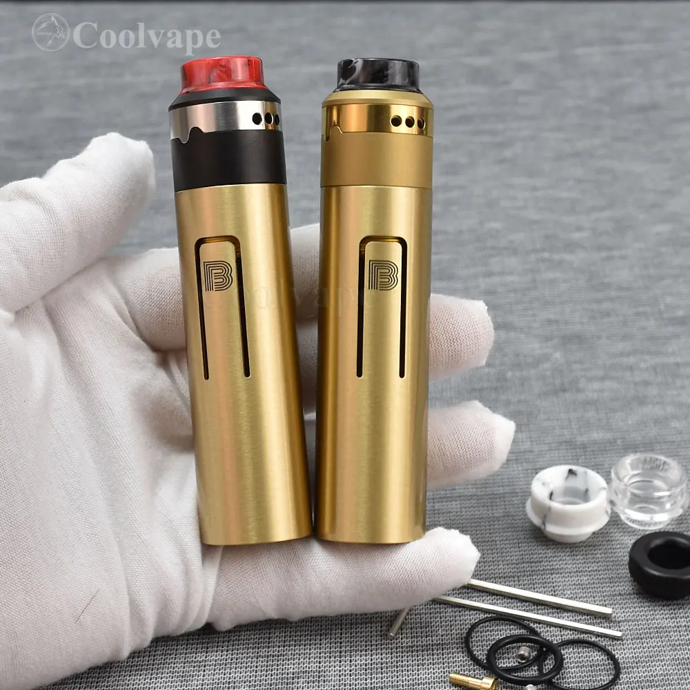 

Bestia mod Animal Style 18650 Hybrid Mech Mod with Coilturd AN RDA 24mm brass Side fire Mechanical mod vape kit