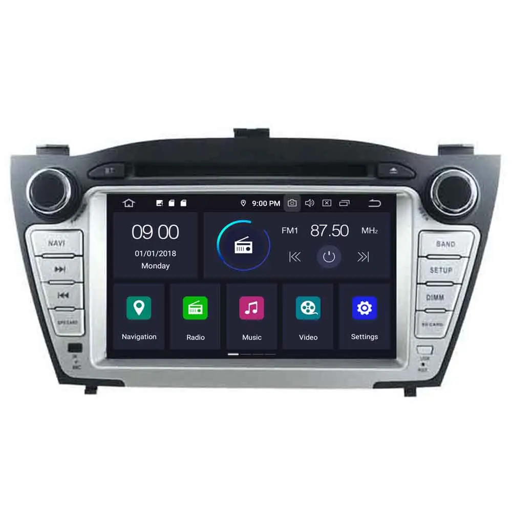 RoverOne для Hyundai IX35 Tucson 2009 2013 Octa Core Android 10 0 Автомагнитола DVD GPS навигация центральный