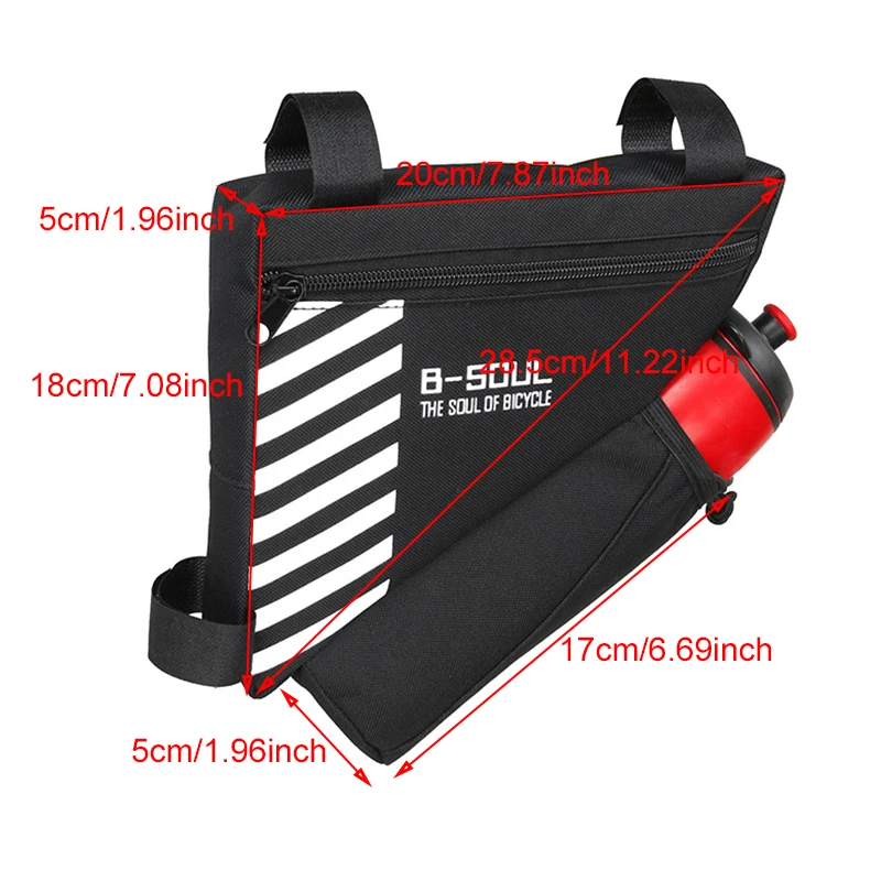 Clearance B-SOUL Waterproof Bike Triangle Bag For Bicycle Front Frame Bag Cycling Top Tube Bag Water Bottle Pocket Bicycle Accessories 4 Clearance B-SOUL Waterproof Bike Triangle Bag For Bicycle Front Frame Bag Cycling Top Tube Bag Water Bottle Pocket Bicycle Accessories 4