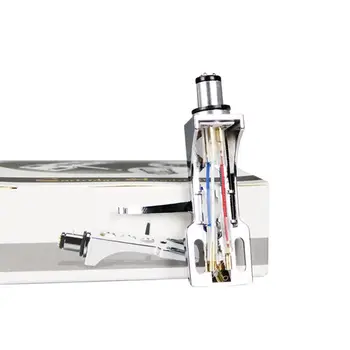 

1Set LP Disc Record Player Phono Turntable Headshell 4 Leadwires for Turntable