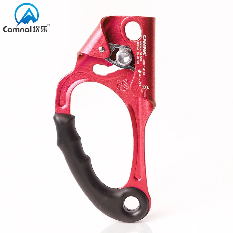 

Kan le Outdoor Rock Climbing Mountain Climbing Left-Handed Ascender Climbing Maker Push Ascender Slipping Stopper Rope Grab