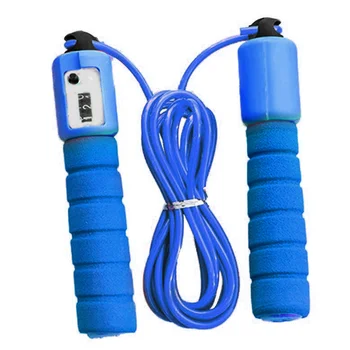 

Bearing Design With Counter Skipping Jump Rope Exercise Sports Supplies -free Adjustable Sponge Handle Fitness
