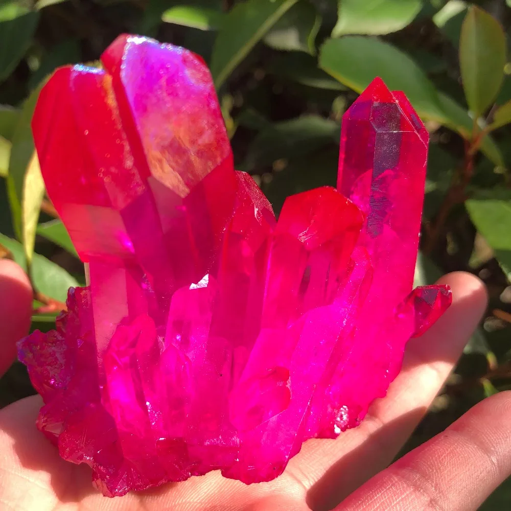 150-180 г UMA bela aura anjo chapeamento cor cristal cluster aglomerado de quartzo natural de cura de casamento decoracha do aqua