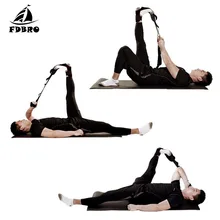 Stretch Strap Polyester Foot Stretcher Black and Relief for Plantar Fasciitis Heel Spurs Strains Hamstring Calf Foot Drop