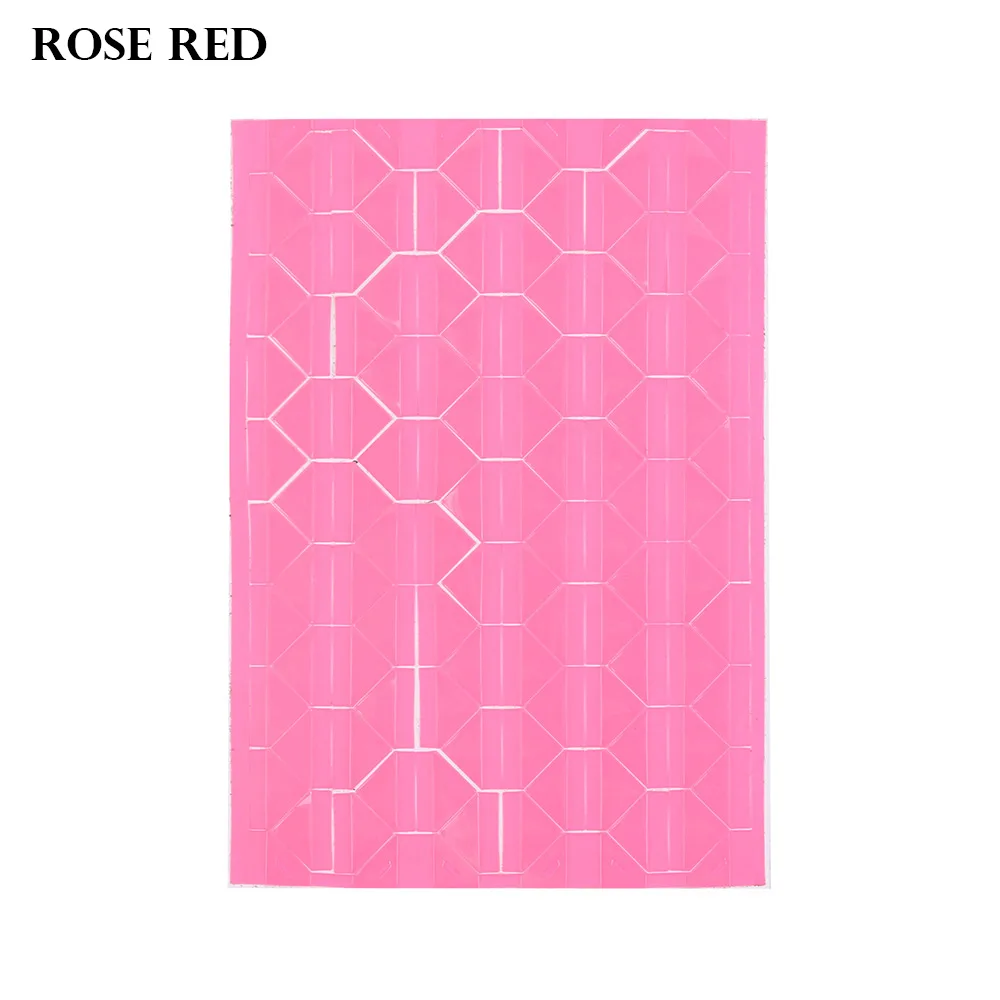 Rose Red 102 шт/лист новые модные разноцветные ПВХ фото угловые протекторы фоторамка наклейки поделка рукоделие Скрапбукинг открытка с украшениями - Цвет: Rose Red