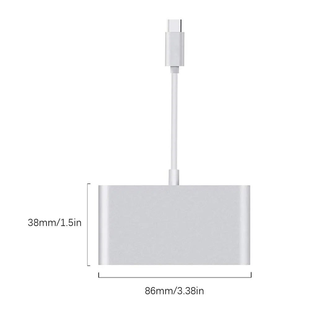 Usb C к Hdmi адаптер Usb 3,1 type C к Vga Hdmi 4K конвертер UHD порт концентратор Ef профессиональная Мода Быстрый порт способность