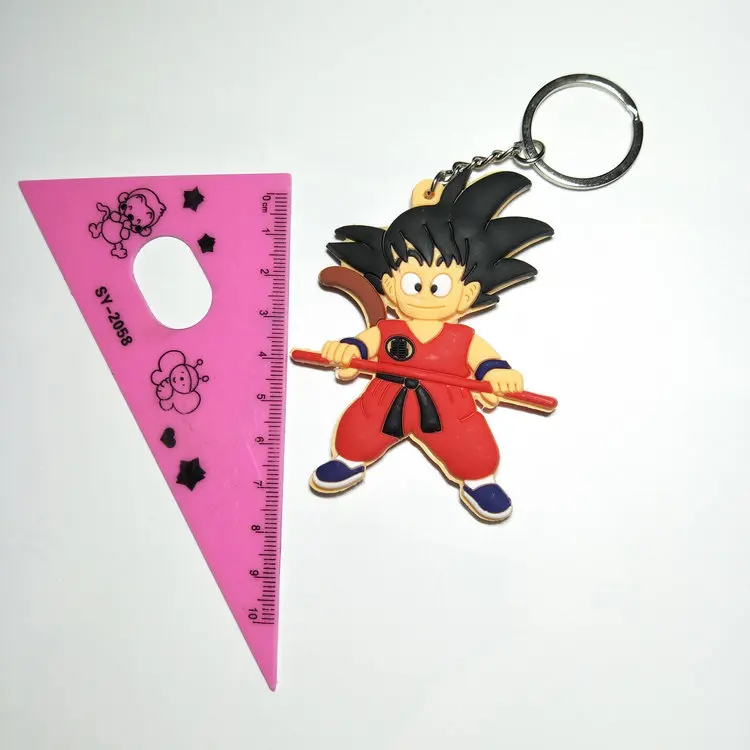 1 шт. 6 ro 8 см мультфильм Dragon Ball аниме-брелок для ключей ПВХ Рисунок брелок крутые игрушки брелок для ключей Рождественский подарок новинка