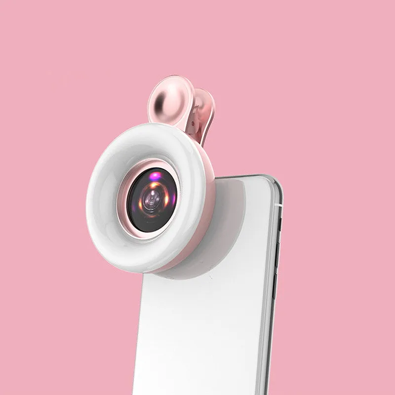 Portable-Selfie-LED-Ring-Flash-Light-Mobile-Phone-53-LED-Selfie-Lamp-Luminous-Ring-Clip-15X