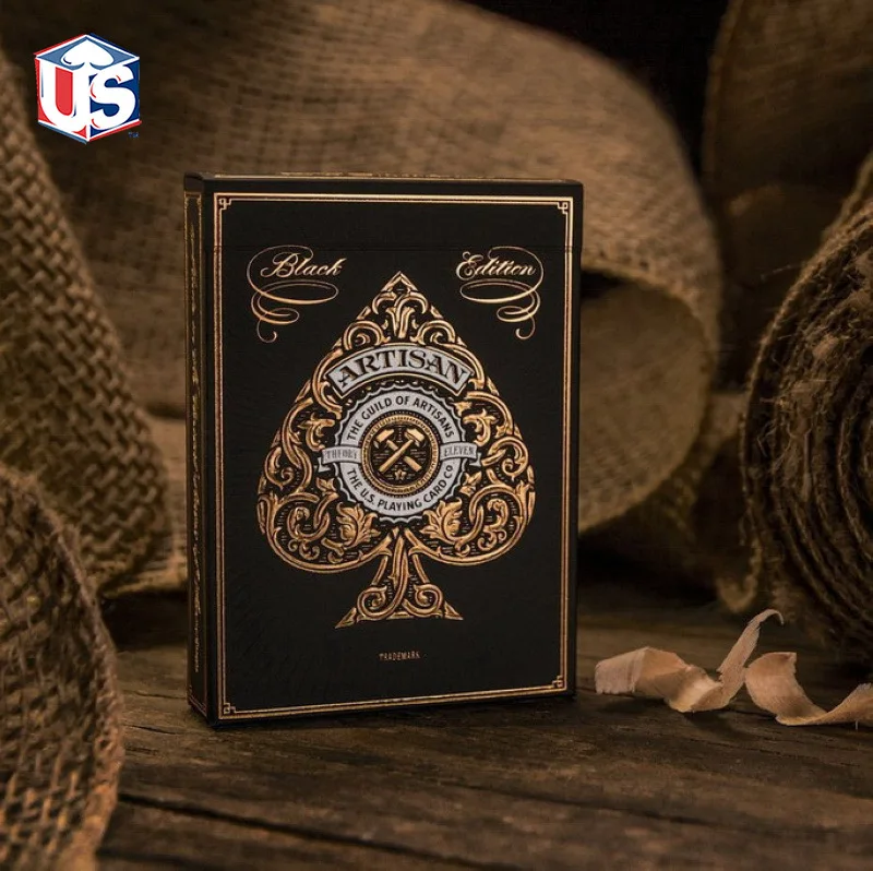 Artisan Theory 11 игральных карт T11 белые/черные USPCC Лимитированная серия Размер колоды