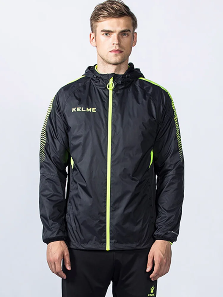 Мужская водонепроницаемая куртка KELME теплая брендовая для активного отдыха