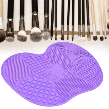 

Silicone Tasteless Makeup Brush Washing Mat Foldable Cosmetic Scrubber Washing Pad Accessories