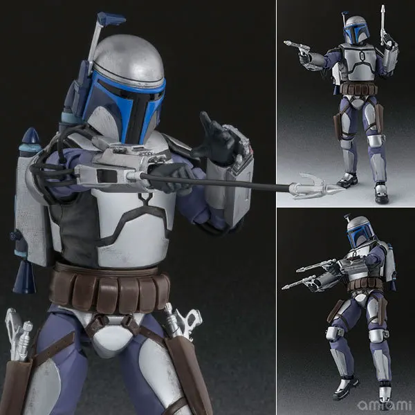 

Anime Model SHF Super Cute Cartoon Star Wars Jango Fett Bounty Hunter Boxed Garage Kit Decoration