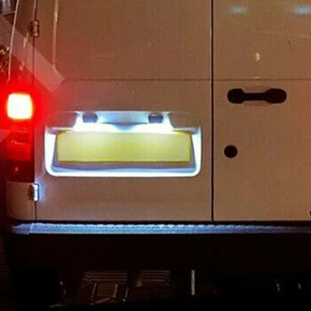 

2pcs Licence Number Plate Light For Ford Transit Tourneo Connect Auto LED 3W 6000K