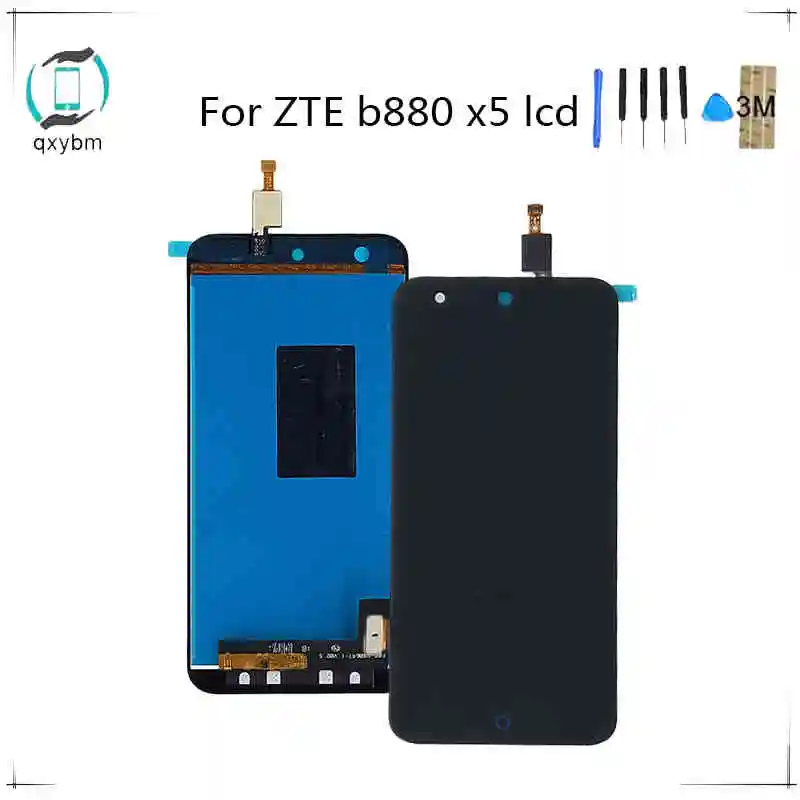 Для zte Blade B880 X5 D3 T630 ЖК-дисплей дигитайзер экран сенсорная панель стекло сенсор в