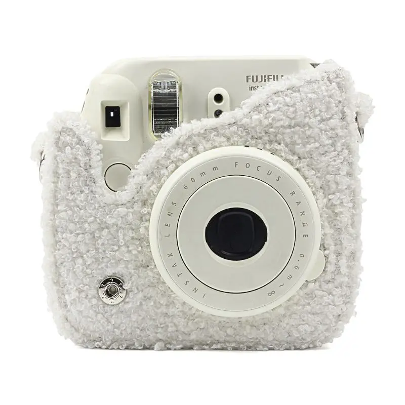 Плюшевый защитный чехол для камеры с плечевым ремнем для Fujifilm Mini8/8+/Mini9