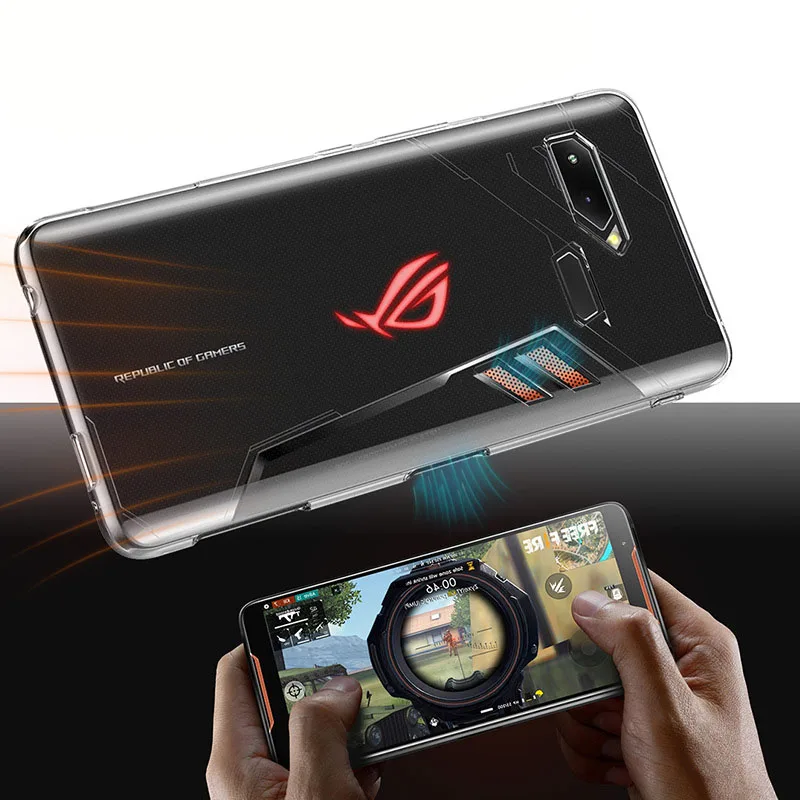 Прозрачный чехол для ASUS ROG Phone 2 ZS660KL Zenfone Max Pro M1 TPU мягкий чехол s для ASUS ROG Phone 2 Zenfone Max Pro ZB601KL