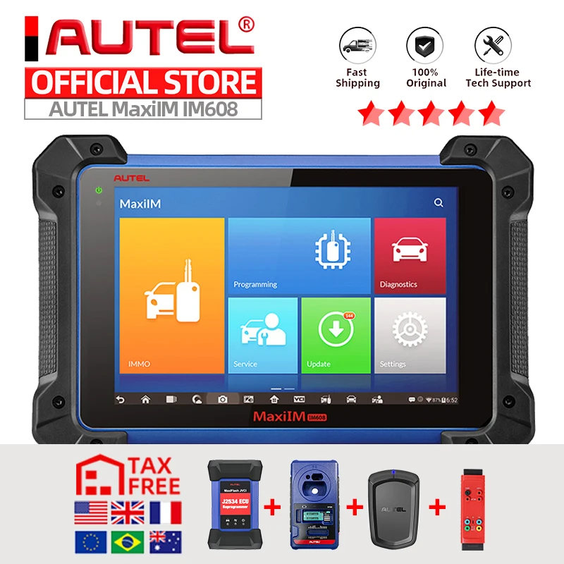 Autel IM608 MaxiIM 608 OBD2 сканер OBDII автомобильный диагностический инструмент OBD 2 все