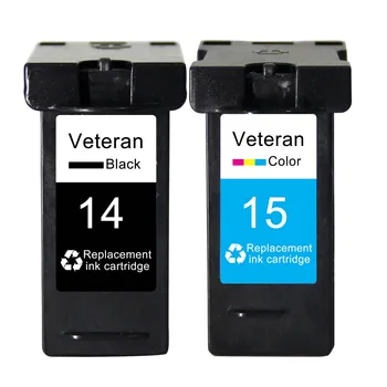 

Veteran for Lexmark 14 15 Black & Color Ink Cartridges for Lexmark 14 15 For Lexmark Z2300 Z2320 X2650 X2600 X2670 Printer