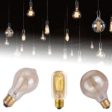С регулируемой яркостью ST45 лампа накаливания Эдисона лампа светильник лампочка 110V〜130V бытовой питания