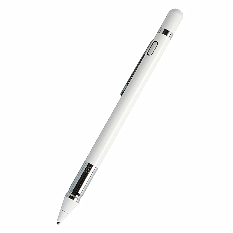 

High-End Active Capacitive USB Rechargeable Stylus Pen 1.45mm Point Copper Tip Touch Screen Stylus Metal Pencil