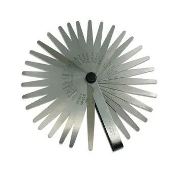 

32 Blades Feeler gauge 1pc Thickness Metric 0.03-1mm 0.001-0.040inch Hot