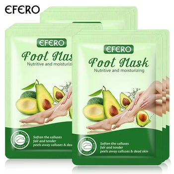 

5pair Foot Exfoliating Mask Pedicure Socks Foot Mask Exfoliating Exfoliating Leg Dead Skin Heel Foot Mask
