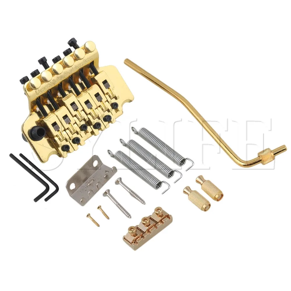 

6 STRING GOLD Electric Guitar Tremolo Bridge Double Lock System
