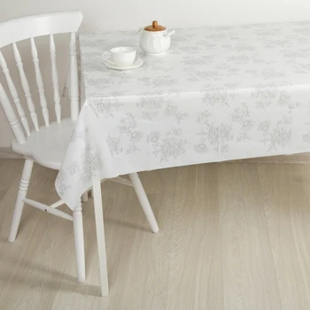 

Reusable tablecloth without base 120x180 cm "Gzhel" color silver