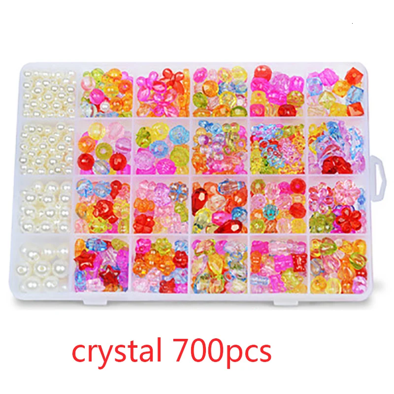 DIY аккаунты коллективные игры для девочек - Цвет: Crystal 700pcs