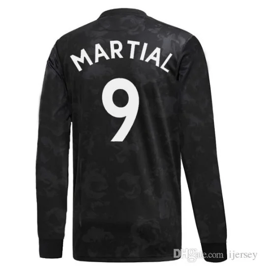 19 20 Манчестер Юнайтед с длинным рукавом футбольный Джерси LINGARD RASHFORD боевые POGBA взрослые Джерси Соединенные майки - Цвет: shirt