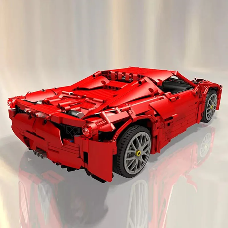 Technic RC двигатель мощный автомобиль красный паук MOC-1767 феррариумы 458 мобильные строительные наборы блоки день рождения DIY игрушка